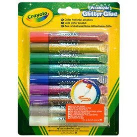 Crayola csillámragasztó 9db