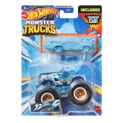 Hot Wheels monster truck autó Hot Wheels kisautóval