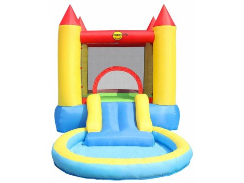 Kastély ugrálóvár medencével - 365 x 200 x 190 cm