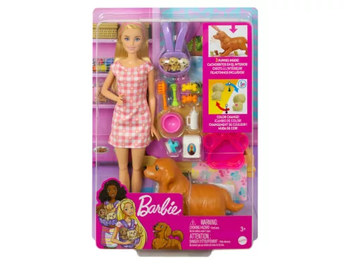 Barbie újszülött kiskutyusok játékszett (2022)