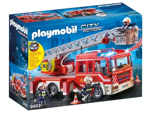Playmobil létrás tűzoltóautó 9463