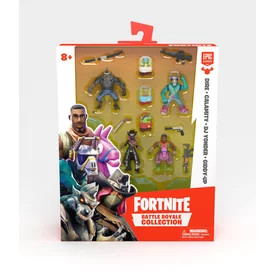 FORTNITE SQUAD PACK, 5 cm (4 figura + kiegészítők)