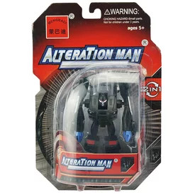 Alteration man átalakuló robot - 10 cm, fekete