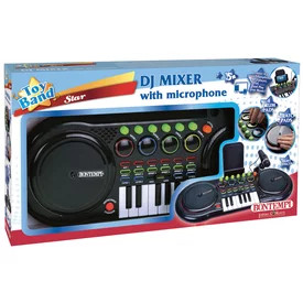 DJ keverőpult mikrofonnal