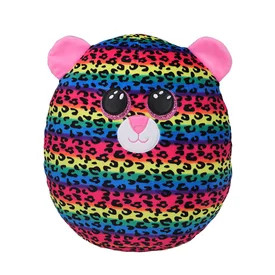 Ty Squish-a-Boos párna alakú plüss figura DOTTY, 22 cm - színes leopárd