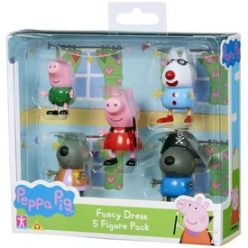 Peppa Malac öltözős figurák - 5 db-os