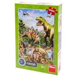 Dino Puzzle 100 db XL - Dínók világa