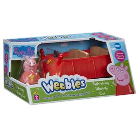 Weebles Peppa malac autó figurával