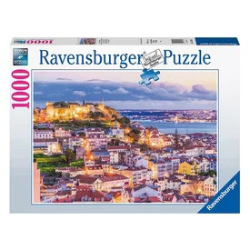 Puzzle 1000 db - Kilátás Lisszabonra