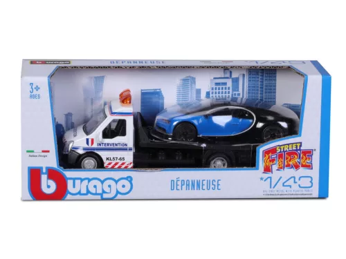 Bburago Street Fire - autómentő kisautó, 1:43