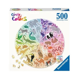 Puzzle kör 500 db - Állatok