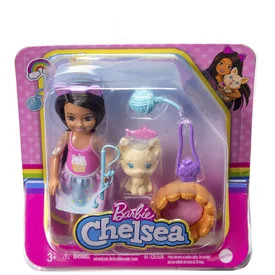 Barbie Chelsea és kiskedvence szett