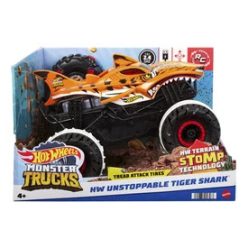   Hot wheels Monster trucks távirányítós terepmászó Tiger Shark