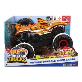 Hot wheels Monster trucks távirányítós terepmászó Tiger Shark