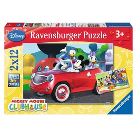 Ravensburger: Puzzle 2x12 db - Mickey, Minnie és barátaik