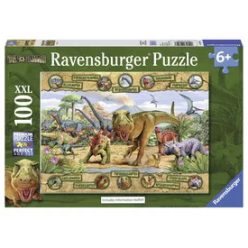 Ravensburger: Puzzle 100 db - Dinoszauroszok