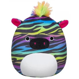 Squishmallows: Safiya a szívárványos zebra 20cm