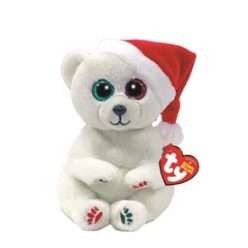   TY: Beanie Babies plüss figura EMERY, 15 cm - jegesmedve (3)