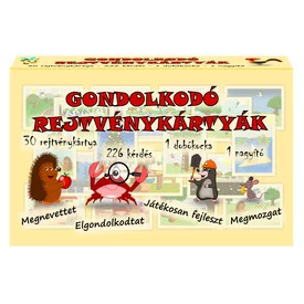 Gondolkodó rejtvénykártyák