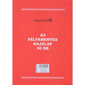 Félfamentes rajzlaptömb 50 lapos - A4