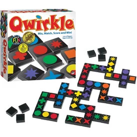 Qwirkle formák színek kombinációk társasjáték