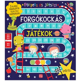 Pörgess és játssz! Forgókockás játékok 5 klassz társasjáték telis-tele vidámsággal