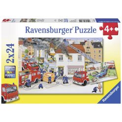 Puzzle 2x24 db - Tűzoltás közben 08851