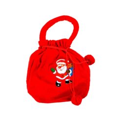 Mikulás plüss táska