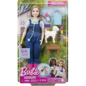 Barbie 65. Évfordulós karrier játékszett - állatorvos