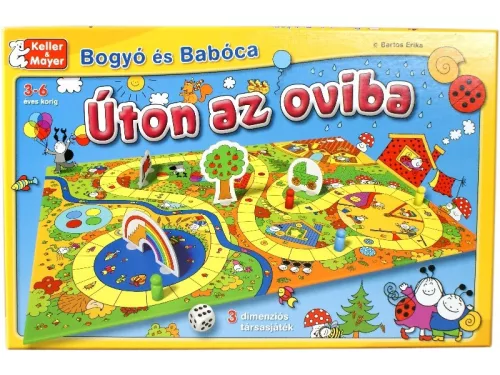 Bogyó és Babóca Úton az oviba társasjáték