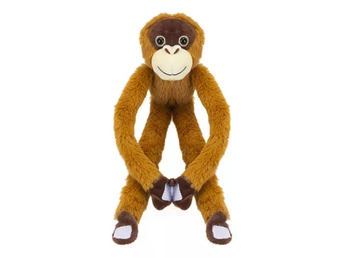 Orángután tépőzáral manccsal, 30 cm