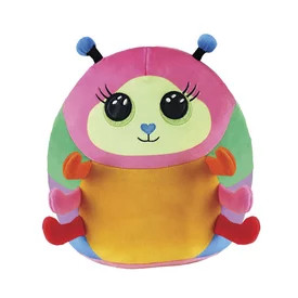 Ty Squishy Beanies párna alakú plüss figura NESSA, 22 cm - színes hernyó