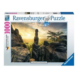 Puzzle 1000 db - Erleuchtung-Elbsandsteing