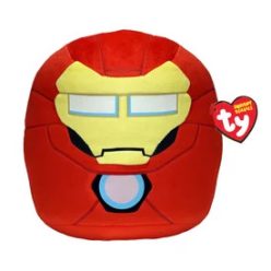   Ty Squishy Beanies párna alakú plüss figura Marvel IRON MAN, 22 cm