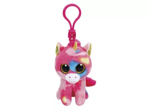 TY: BOOS ClipFANTASIA 8,5cm - sokszínű unikornis