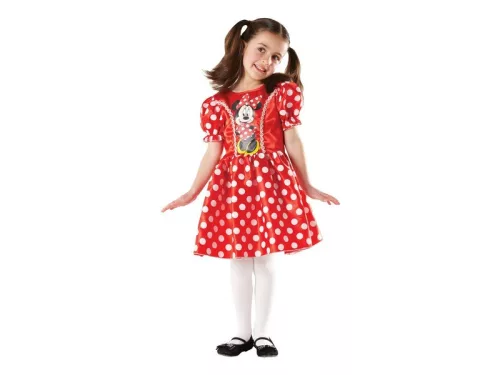 Minnie egér jelmez - piros, 116 cm