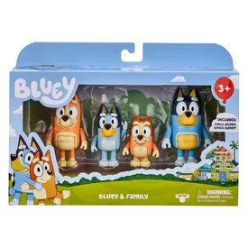 Bluey Család Figura Szett 4db