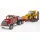 MACK Granite alacsony alvázú teherautó JCB 4CX kotrógéppel