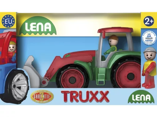LENA: Műanyag traktor - 37 cm