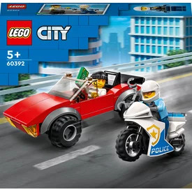 LEGO City 60392 Rendőrségi motoros autós  üldözés