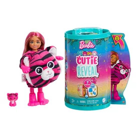 Barbie Chelsea cutie reveal meglepetés baba - tigris