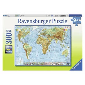 Ravensburger: Politikai világtérkép 300 darabos XXL puzzle