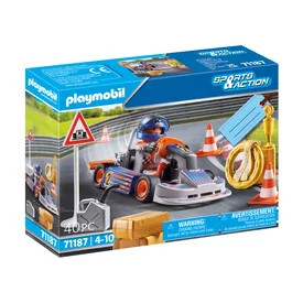 Playmobil Gokart versenyző 71187