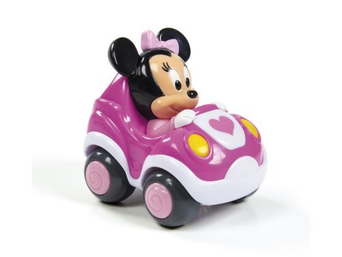 Disney Mickey/Minnie hátrahúzós kisautó babáknak
