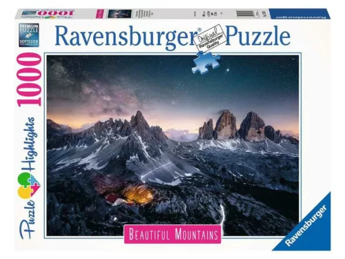Ravensburger Puzzle 1000 db - Drei Zinnen, Dolomitok
