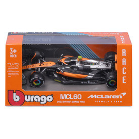 Bburago 1/43 F1 versenyautó - Mclaren MCL60 #4 (Lando Norris