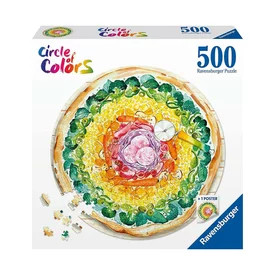 Puzzle kör 500 db - Pizza