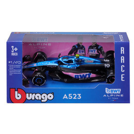 Bburago 1/43 F1 versenyautó - Alpine A523 #10 (P. Gasly)