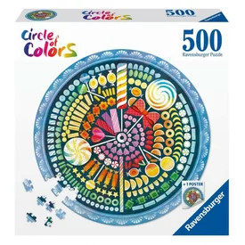 Puzzle kör 500 db - Cukorka