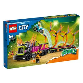 LEGO City 60357 Kaszkadőr járgány és tűzgyűrű kihívás